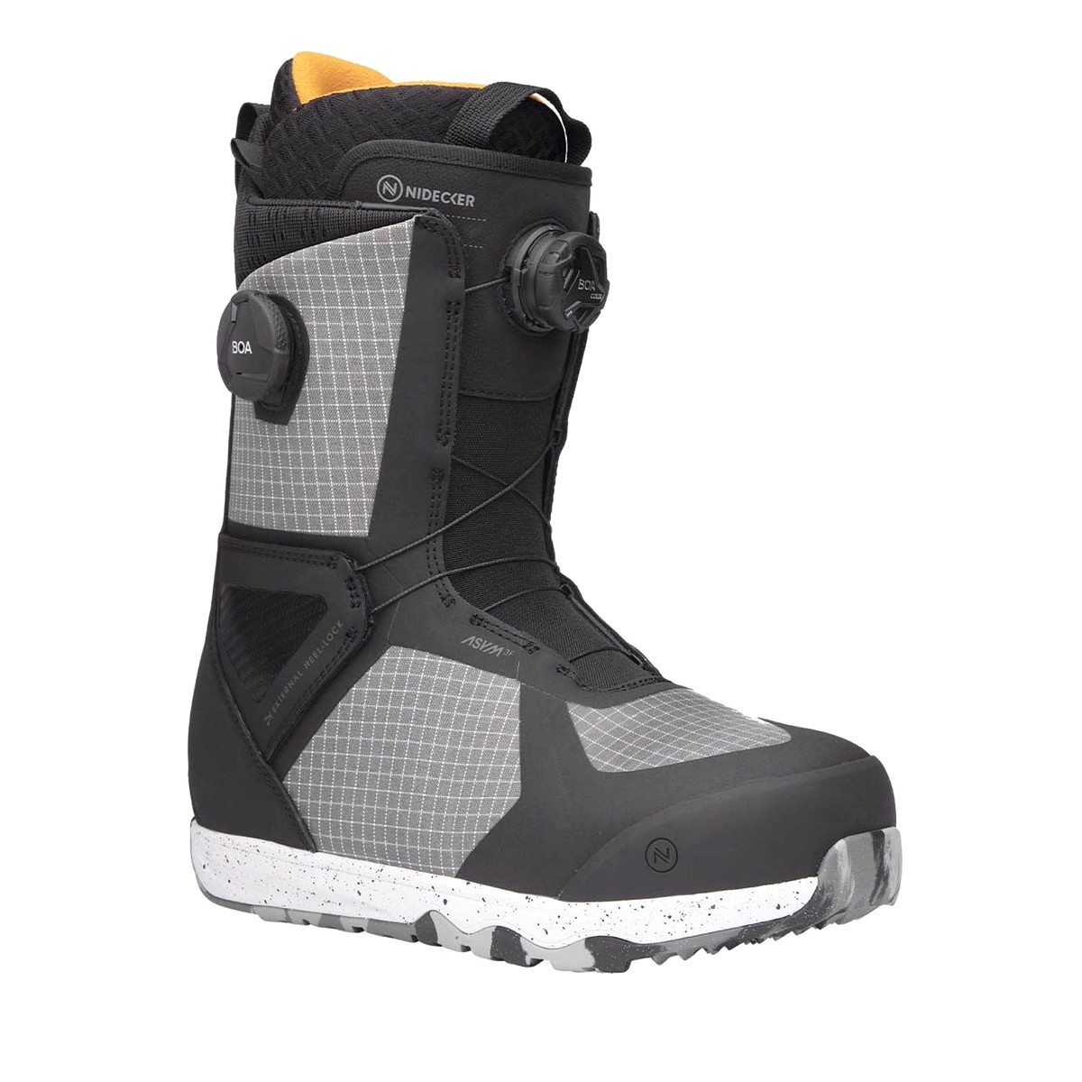 Ботинок для сноуборда Nidecker Kita Gray/Black, год  2024, размер 44.5