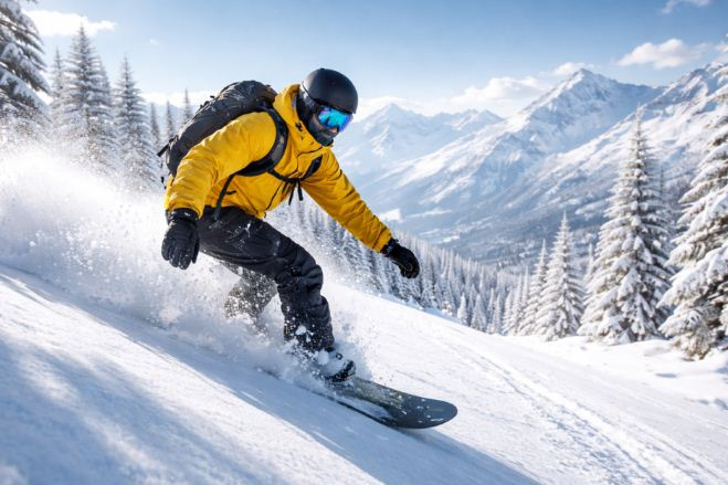 Первенство области по сноуборду состоялось на Сахалине